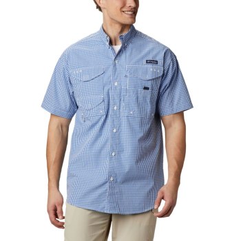 Columbia Muške Košulje - PFG Super Bonehead Classic Short Sleeve Plave | GLZM-80379
